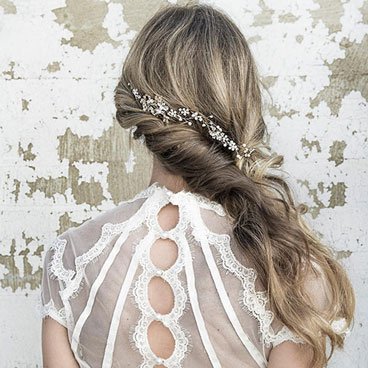 Garnier Fructis Deconstructed Texture Tease - Long Hairstyle Gallery - Romantic Side Twist - prom, wedding hairstyle